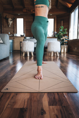 The Align[MAT] goes beyond physical exercise, empowering you to align your thoughts, intentions, and actions with your deepest desires. Its unique surface texture provides the perfect grip, ensuring stability in even the most challenging yoga poses. With each practice, you'll feel a newfound confidence blossoming within you, enabling you to push your boundaries and achieve new heights.