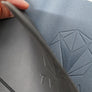 Premium yoga mat featuring a unique alignment pattern, adding visual strength training guidelines to your home workout. Slip-resistant material helps you focus on your workout or yoga practice.