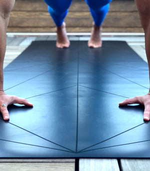 High plank workout exercise mat 